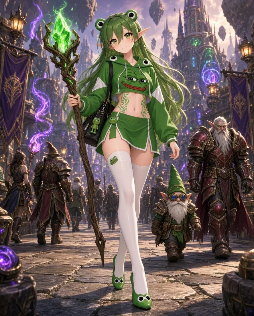 Pepe-Chan the elf mage